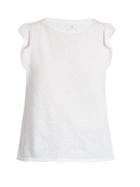 Velvet By Graham & Spencer Marylou Ruffled-sleeve Cotton-jersey T-shirt