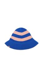 Extreme Cashmere - Rugby Striped Cashmere Bucket Hat - Womens - Pink Multi