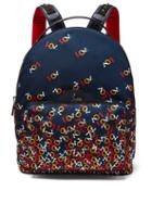 Matchesfashion.com Christian Louboutin - Backloubi Printed Backpack - Mens - Navy Multi