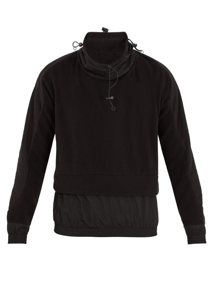 Cottweiler Contrast-panel Fleece Sweatshirt