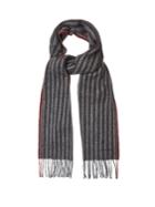 Paul Smith Striped Wool And Cashmere-blend Scarf