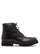 Matchesfashion.com Grenson - Grover Leather Lace Up Boots - Mens - Black