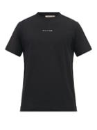 Mens Rtw 1017 Alyx 9sm - Steeple Printed Cotton-jersey T-shirt - Mens - Black