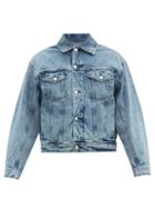 Matchesfashion.com Ami - Chest-pocket Denim Jacket - Mens - Blue
