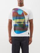 Paul Smith - Abstract Geometric-print Cotton T-shirt - Mens - White Multi