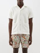 Orlebar Brown - Griffith Cotton-blend Terry Shirt - Mens - Cream