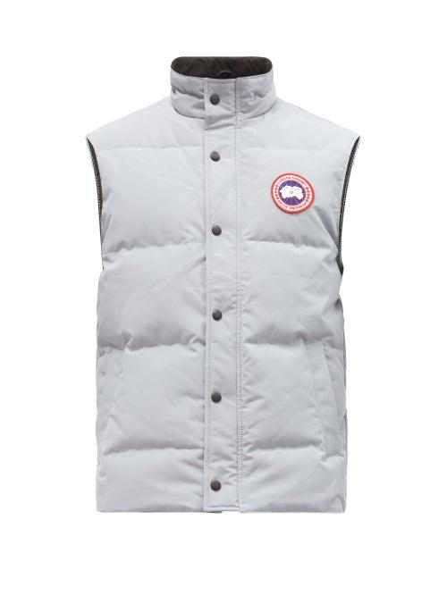Matchesfashion.com Canada Goose - Garson Quilted-down Gilet - Mens - Grey