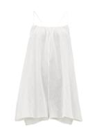Matchesfashion.com Loup Charmant - Eris Pattern Jacquard Cotton Gauze Dress - Womens - White