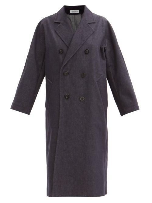Max Mara - Bacco Coat - Womens - Navy