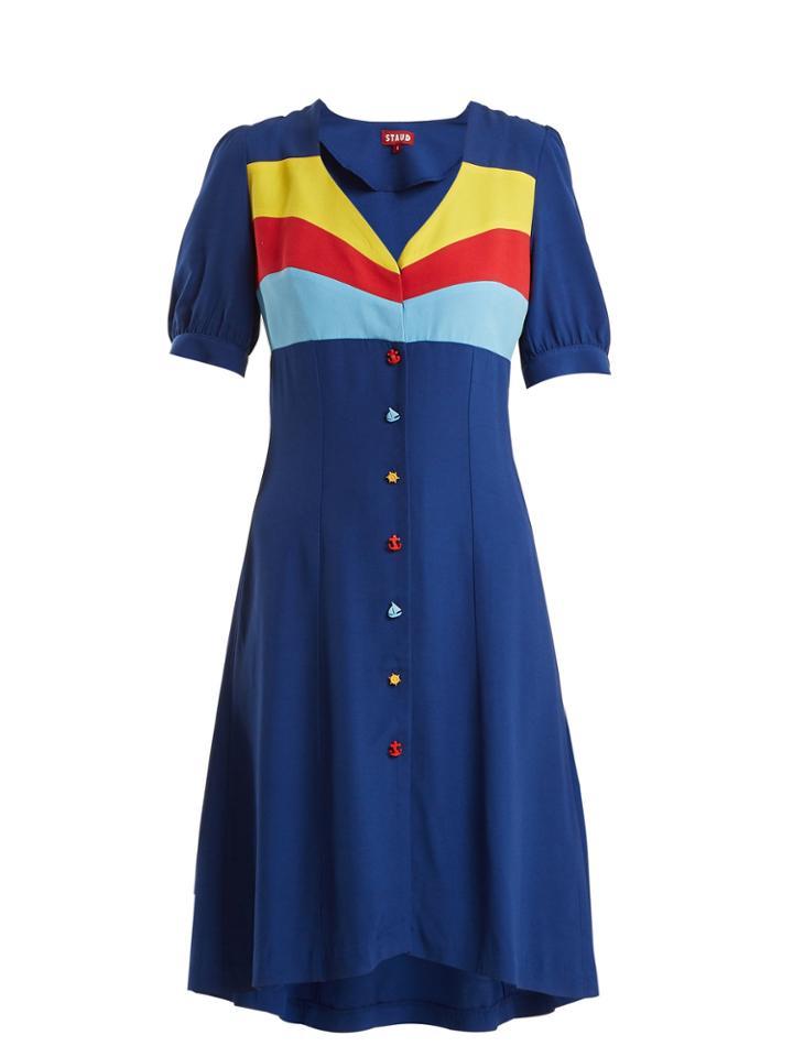 Staud Roger Crepe Dress