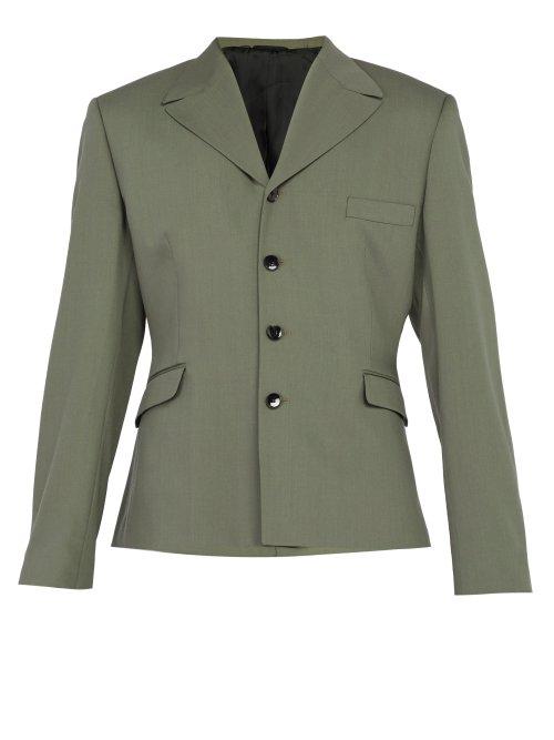 Matchesfashion.com Gmbh - Nabil Wool Blend Suit Jacket - Mens - Grey