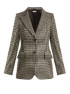 Bella Freud Isaacs Hound's-tooth Wool Blazer