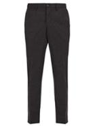 Matchesfashion.com Altea - Dumbo Checked Wool Blend Trousers - Mens - Charcoal