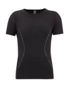 Matchesfashion.com Adidas By Stella Mccartney - Essentials Panelled Performance T-shirt - Womens - Black