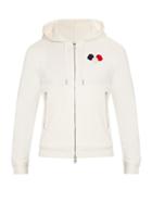Moncler Logo-appliqu Hooded Cotton Sweatshirt