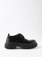 Dolce & Gabbana - Darkside Exaggerated-sole Leather Derby Shoes - Mens - Black