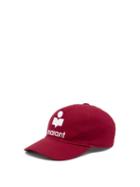Matchesfashion.com Isabel Marant - Tyron Logo Embroidered Baseball Cap - Womens - Red