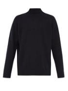 Matchesfashion.com Raey - Sloppy Funnel Neck Cashmere Sweater - Mens - Navy