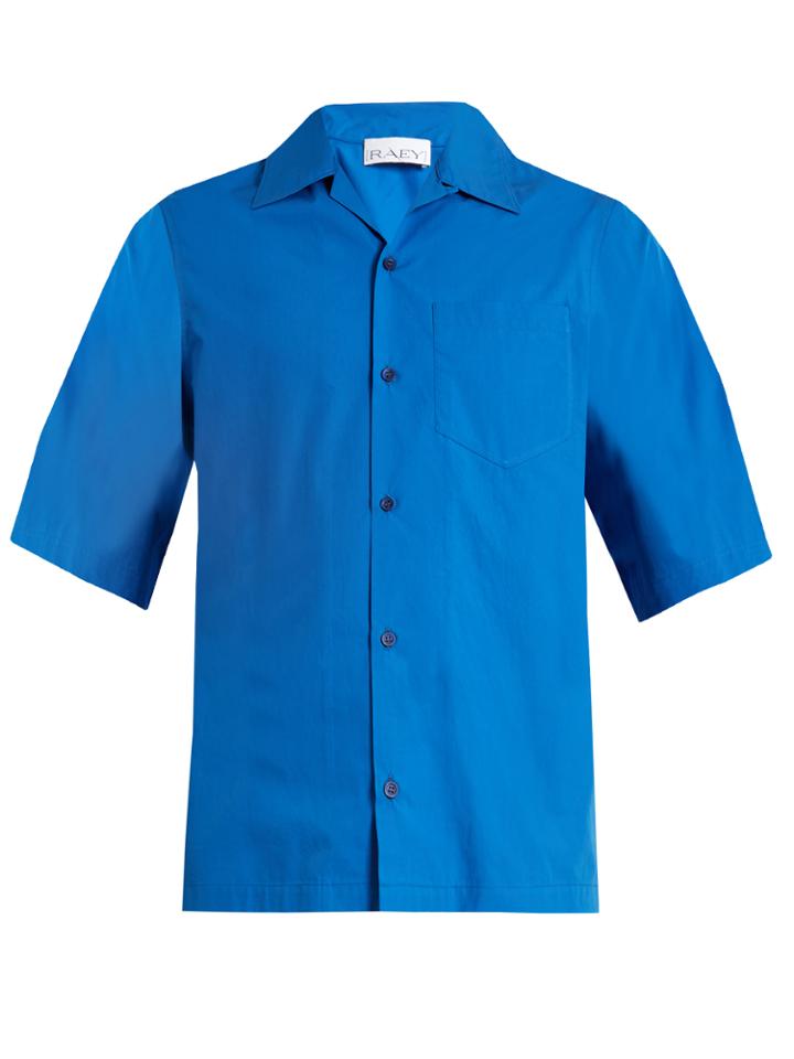 Raey Short-sleeved Cotton Shirt