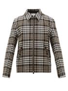 Matchesfashion.com Ami - Prince Of Wales Check Wool Blend Jacket - Mens - Black Multi