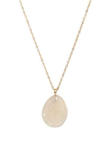 Ladies Fine Jewellery Cvc Stones - Frost Diamond & 18kt Gold Necklace - Womens - White