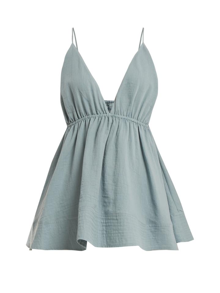 Loup Charmant Sevilla Cotton-voile Top