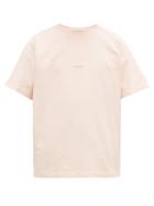 Matchesfashion.com Acne Studios - Jaxon Logo Printed Cotton T Shirt - Mens - Pink