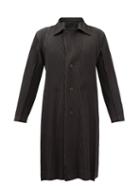 Homme Pliss Issey Miyake - Technical-pleated Coat - Mens - Black