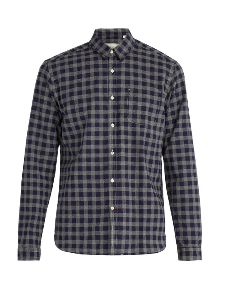 Oliver Spencer New York Check Cotton Shirt