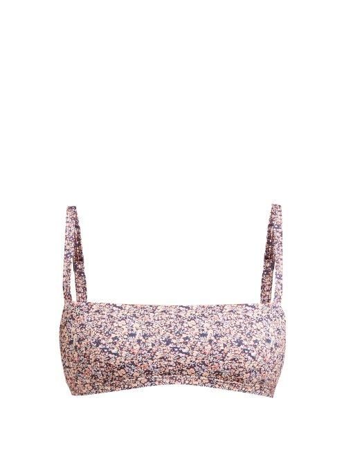 Matchesfashion.com Matteau - The Square Bikini Top - Womens - Multi