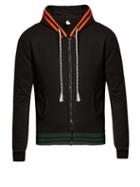 Raf Simons Contrast-trim Zip-up Sweatshirt