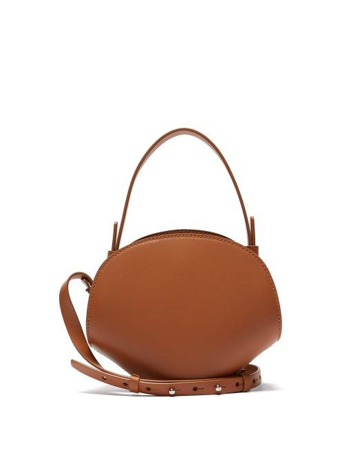 Matchesfashion.com Nico Giani - Amelia Mini Leather Top Handle Bag - Womens - Tan