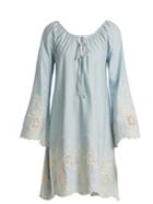 Athena Procopiou Gypset Floral-embroidered Cotton Dress