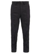 Matchesfashion.com Issey Miyake Men - Technical-pleated Crinkled-jersey Trousers - Mens - Black
