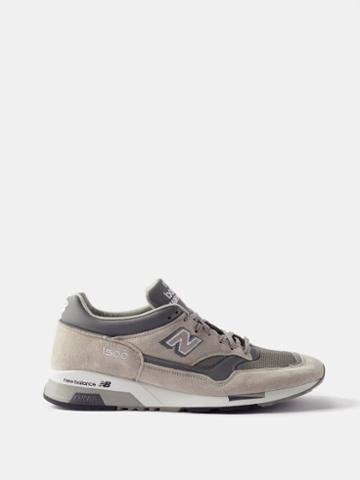 New Balance - M1500 Suede And Mesh Trainers - Mens - Beige Grey