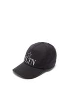 Matchesfashion.com Valentino Garavani - Vltn Star-print Baseball Cap - Mens - Black