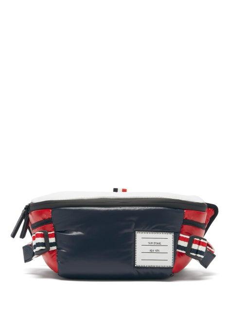 Matchesfashion.com Thom Browne - Padded Technical-shell Belt Bag - Mens - Navy