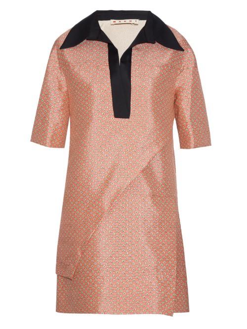 Marni Blossom-print Layered Tunic Dress