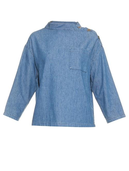 Mih Jeans Seberg Denim Top