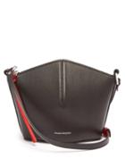 Matchesfashion.com Alexander Mcqueen - Leather Cross Body Bag - Womens - Black Red
