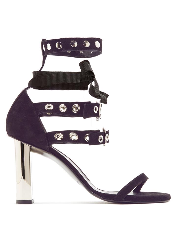 Robert Clergerie X Self-portrait Leyla Suede Sandals