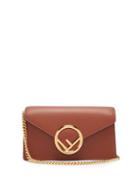 Matchesfashion.com Fendi - F Logo Leather Belt Bag - Womens - Brown