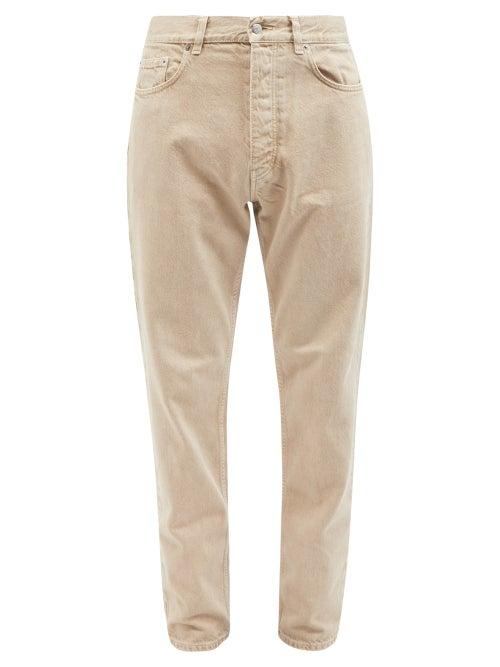 Sunflower - Standard-fit Organic-cotton Denim Jeans - Mens - Beige