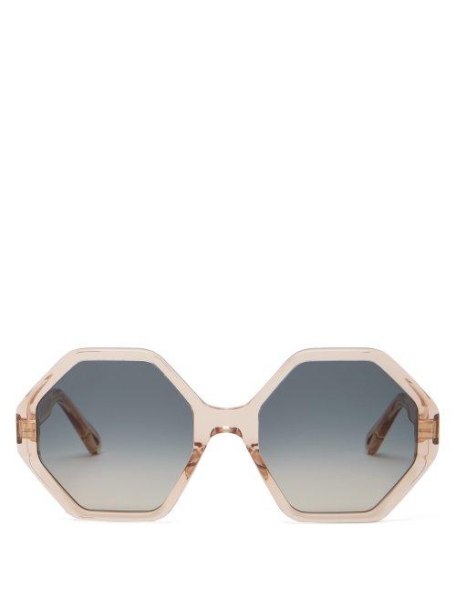 Matchesfashion.com Chlo - Willow Sunglasses - Womens - Blue