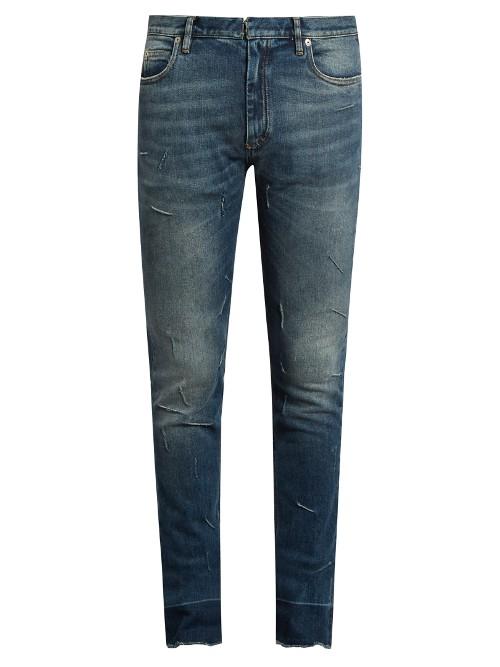 Maison Margiela Skinny-leg Distressed Jeans