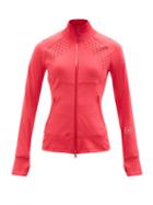 Adidas By Stella Mccartney - Truepurpose Stretch-jersey Midlayer Jacket - Womens - Dark Pink