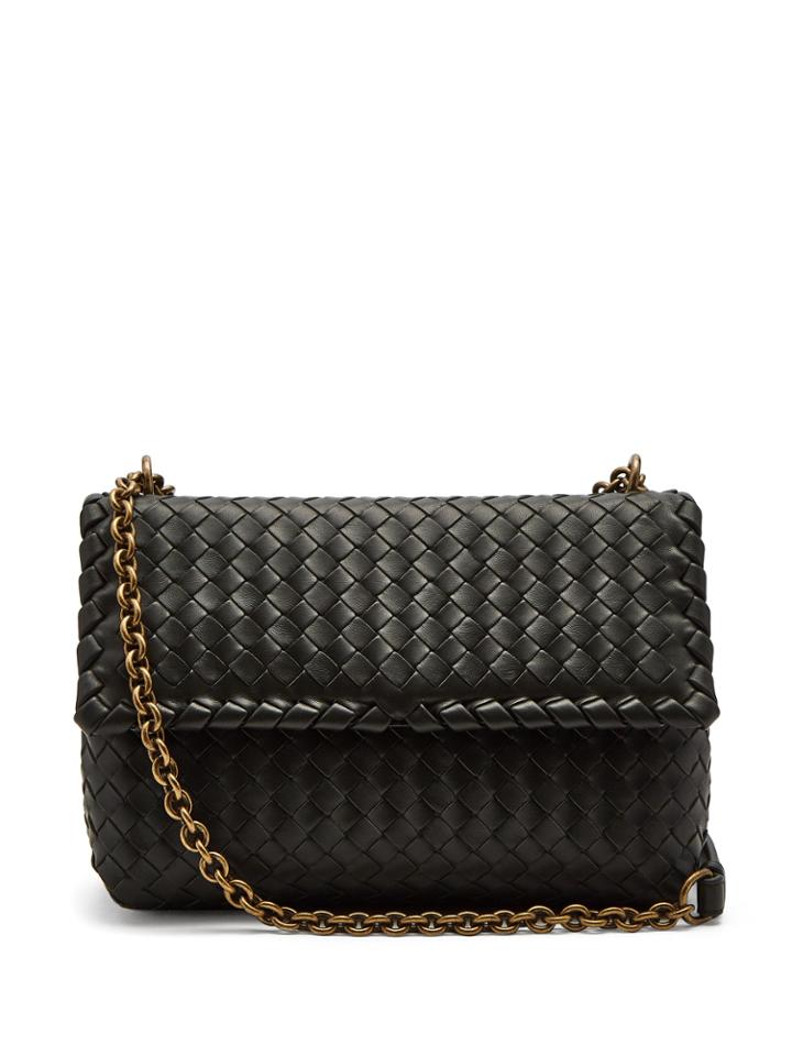 Bottega Veneta Olimpia Intrecciato Leather Shoulder Bag