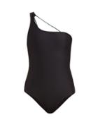 Matchesfashion.com Jade Swim - Apex Asymmetric Swimsuit - Womens - Black