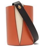 Matchesfashion.com Danse Lente - Mini Lorna Leather Bucket Bag - Womens - Orange Multi