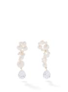 Completedworks - Pearl & 14kt Gold-plated Recycled-silver Earrings - Womens - Pearl